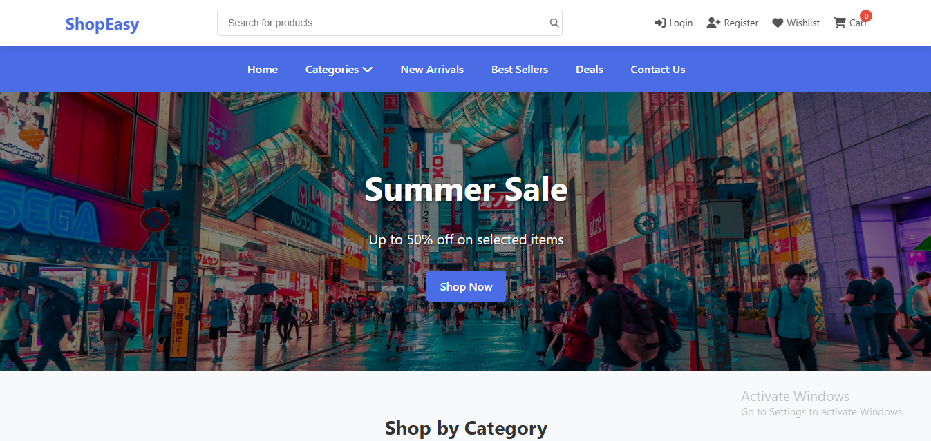 E-commerce project
